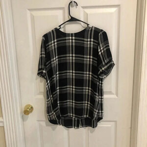 Loft short sleeve button down shirt